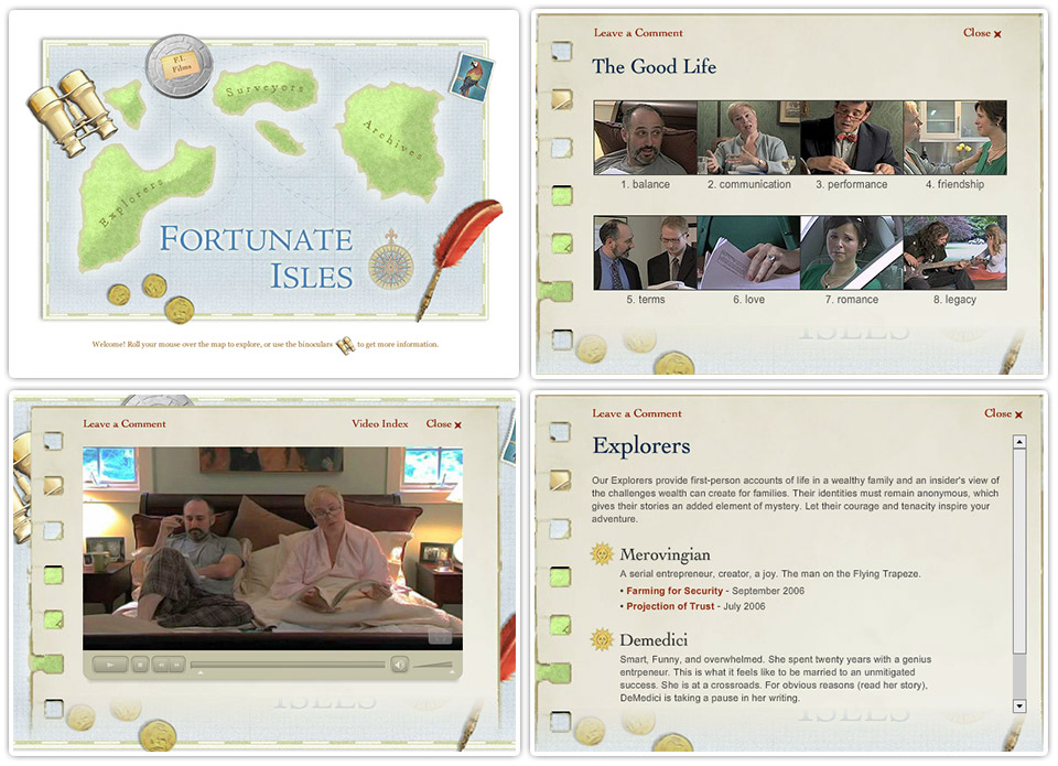 Fortunates Isles Web Site